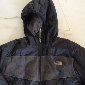 Reversible north face winter coat